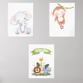 Baby Safari Animal Wall Decor (Recto)