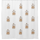 Baby, safari-dieren douchegordijn (Voorkant)