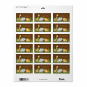Baby Safari Oerwoud adreslabel Etiket (Full Sheet)