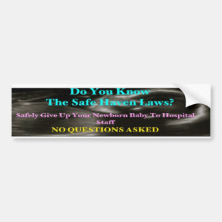 Baby Safe Haven Bumpersticker