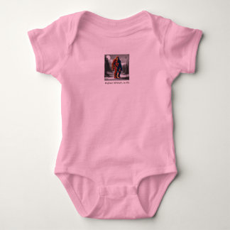Baby Sasquatch aka Bigfoot Gelooft in mij Romper