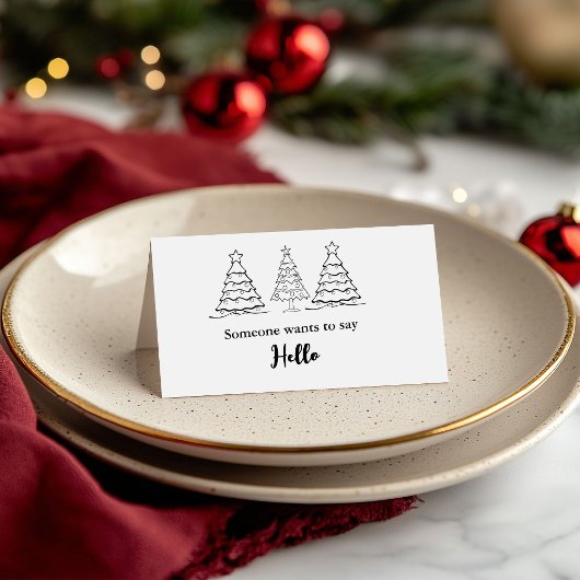 Baby Scan foto Kerstmis zwangerschap Aankondiging