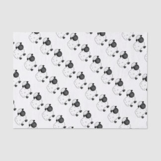 Baby schapen voor ooien tissuepapier