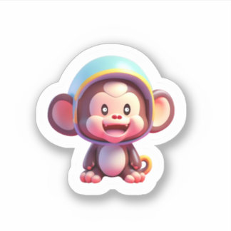 Baby Schattigee aap Sticker