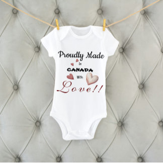 Baby Schattigee Bodysuit - Personaliseer het land