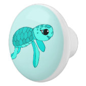 Baby schildpad keramische knop (Rechts)