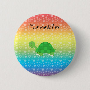 Baby schildpad ronde button 5,7 cm