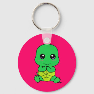 Baby schildpad sleutelhanger
