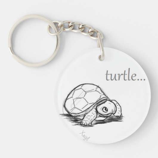 Baby schildpad sleutelhanger (Voorkant)