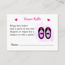 Baby Schoenen Baby shower Luier Raffle
