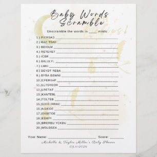 Baby Scramble Woorden, Oh Baby! Neutrale tweelingo