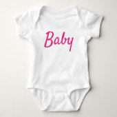 Baby-script Romper (Voorkant)