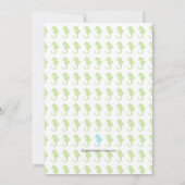 Baby Seahorse Boy Baby Shower Invitations (Dos)