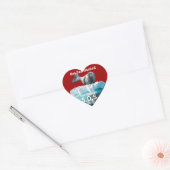 BABY SEAL Anti Seal-Hunt Wildlife Heart Sticker (Envelop)