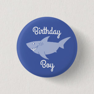 Baby Shark 1e Verjaardag Button Pin