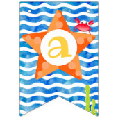 Baby Shark Bunting I Am one Personalized Banner (Derde vlag)