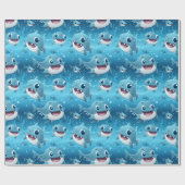Baby Shark Fun Cadeaupapier (Vlak)