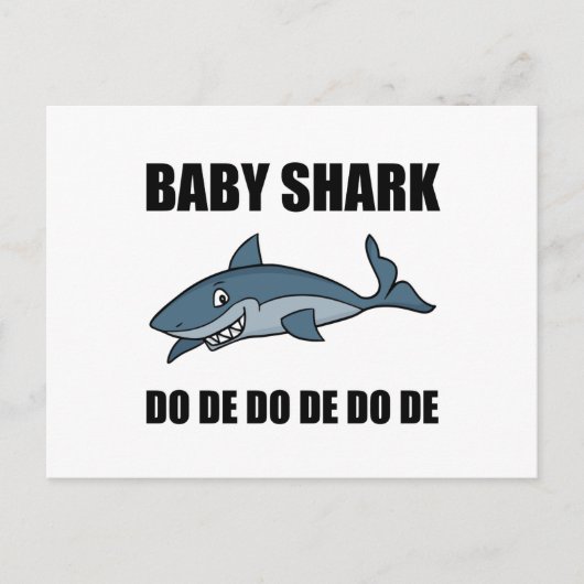 Baby Shark Funny Briefkaart (Voorkant)