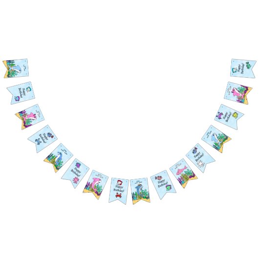 Baby Shark Genderneutraal Verjaardagsbanner Vlaggetjes (Alle)