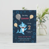 Baby shark kaart (Staand voorkant)