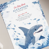 Baby Shark Under the Sea Anniversaire Invitation