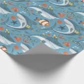 Baby Shark Wrapping Paper Roll Cadeaupapier (Hoek)