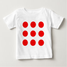Baby Shirt met Rode Polka-Stippen