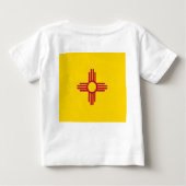 Baby Shirt met vlag van New Mexico (Achterkant)