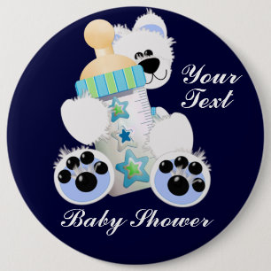 BABY SHOWER 3 BUTTON