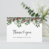 baby shower à feuillage persistant merci (Debout devant)