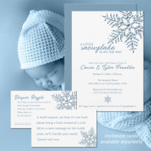 Baby shower A Little Snowflake komt eraan