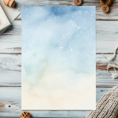 Baby shower à pin Aquarelle hiver Invitation