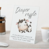 Baby shower à thème de vache diaper signe de jeu d (In SItu)