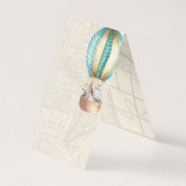 Baby shower à thème de voyage | Note Merci (Back)