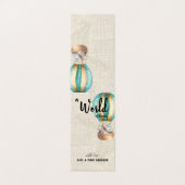 Baby shower à thème de voyage | Note Merci (Outside Unfolded)