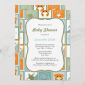 Baby shower à thème Océan Invitation (Devant / Derrière)