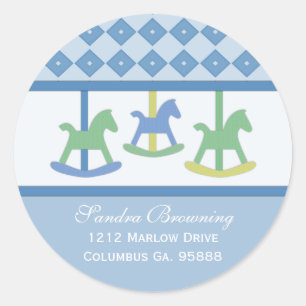 Baby shower Adres Stickers