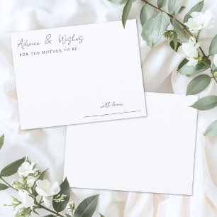 Baby Shower Advies En Wensen Kaart