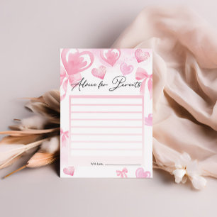 Baby shower Advies Kaarten voor Parents-To-Be Hear