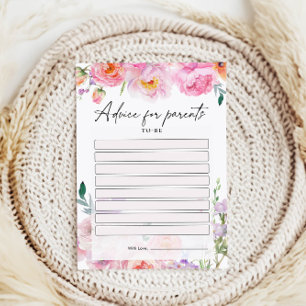 Baby Shower Advieskaarten voor Toekomstige Ouders