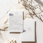 Baby shower Adviezen kaart paarse thema