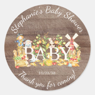 Baby shower agricole Favoriser Sticker