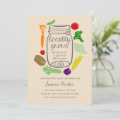 Baby shower agricole Invitation (Debout devant)