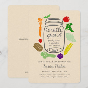 Baby shower agricole Invitation