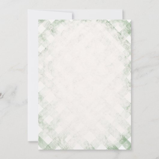 Baby shower agricole Invitation Boy Boho (Dos)