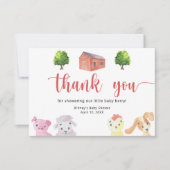 Baby shower agricole - merci (Devant)