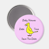 Baby shower - aimant (Recto/Verso)