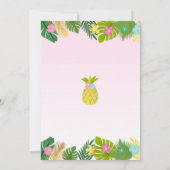 Baby shower Aloha Invitation Baby shower tropical (Dos)