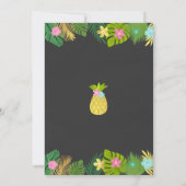 Baby shower Aloha Invitation Baby shower tropical (Dos)