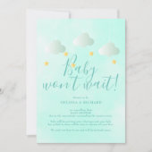Baby shower Annuleringsdouche per Mail Neutral Kaart (Voorkant)